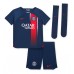 Fotbalové Dres Paris Saint-Germain Sergio Ramos #4 Dětské Domácí 2023-24 Krátký Rukáv (+ trenýrky)